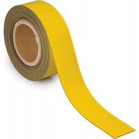 MAUL Ruban magnétique, 50 mm x 10 m, épaisseur: 1 mm, jaune