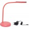 MAUL Lampe de bureau à LED MAULjoy, socle, touch of rose