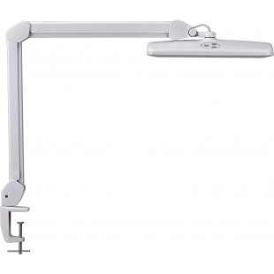 MAUL Lampe de bureau à LED MAULintro, dimmable, pince, blanc