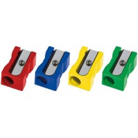 Lot de 20 : WESTCOTT Taille-crayons, plastique, assorti