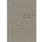 Rido/Idé 7023036803 Semainier Buchkalender 2023 Modell Studioplan Int. 2 Seiten 1 Woche Blattgröße 16,8 X 24 Cm Kunstleder-Einb