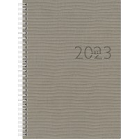 Rido/Idé 7023036803 Semainier Buchkalender 2023 Modell Studioplan Int. 2 Seiten 1 Woche Blattgröße 16,8 X 24 Cm Kunstleder-Einb