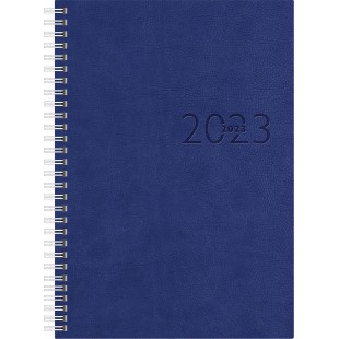 Rido/Idé Studioplan Calendrier Hebdomadaire 2023 Bleu 16,8 X 24 Cm