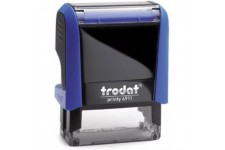 trodat Tampon pour texte 'Printy 4.0' 4911, bleu