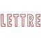 COLOP Tampon avec texte Printer 20 'LETTRE'