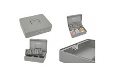 WEDO Caisse à monnaie standard, serrure à combinaison, gris