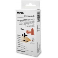 uvex Bouchons à usage unique com4-fit, taille S, orange