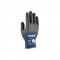 Lot de 10 : uvex Gants de travail phynomic pro, bleu/anthracite, T.10