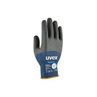 uvex Gants de travail phynomic pro, bleu/anthracite, T.10