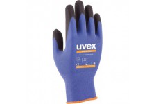 Lot de 10 : uvex Gants de travail athletic lite, bleu/anthracite, T. 8