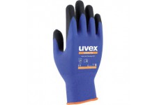 Lot de 10 : uvex Gants de travail athletic lite, bleu/anthracite, T. 10