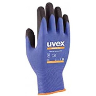Lot de 10 : uvex Gants de travail athletic lite, bleu/anthracite, T. 11