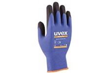 Lot de 10 : uvex Gants de travail athletic lite, bleu/anthracite, T. 11