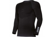uvex T-shirt à manches longues pour hommes, XL/XXL, noir