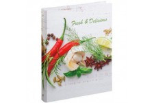 PAGNA Classeur à anneaux pour recettes Fresh & Delicious, A4