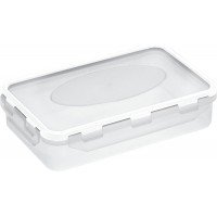 Plast team Boîte de conservation Airtight, 0,9 litre, blanc