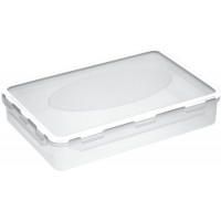 Plast team Boîte de conservation Airtight, 2,3 litres, blanc