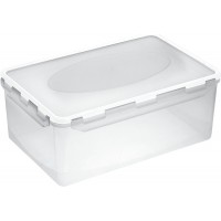 Plast team Boîte de conservation Airtight, 5,0 litres, blanc