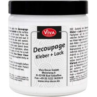 ViVA DECOR Découpage Colle + Vernis, transparent, 250 ml
