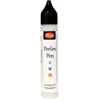 ViVA DECOR Stylo à perles, 28 ml, transparent