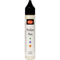 ViVA DECOR Stylo à perles, 28 ml, crème
