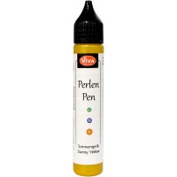 ViVA DECOR Stylo à perles, 28 ml, jaune soleil