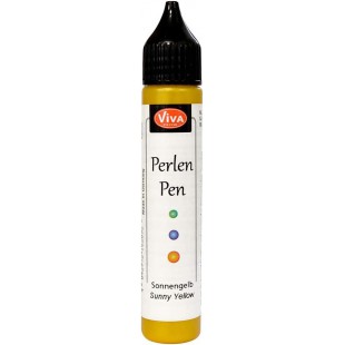 ViVA DECOR Stylo à perles, 28 ml, jaune soleil