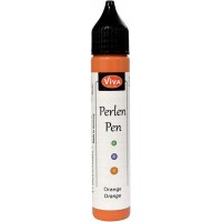 ViVA DECOR Stylo à perles, 28 ml, orange