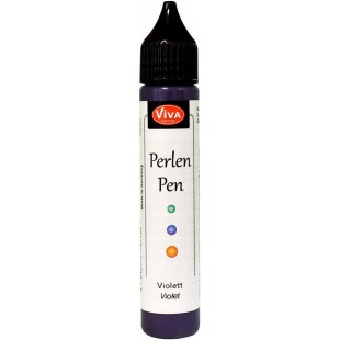 ViVA DECOR Stylo à perles, 28 ml, violet