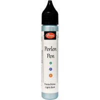 ViVA DECOR Stylo à perles, 28 ml, bleu pastel