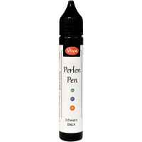 ViVA DECOR Stylo à perles, 28 ml, noir