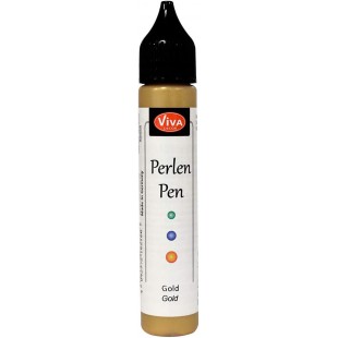 ViVA DECOR Stylo à perles, 28 ml, or