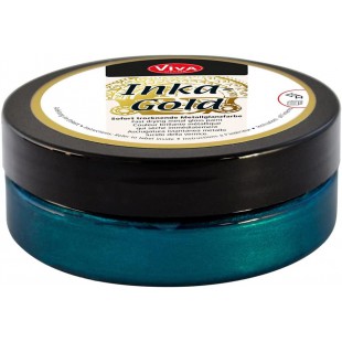 ViVA DECOR Cire Inka-doré, 62,5 g, pétrole