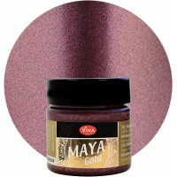 ViVA DECOR Maya doré, 45 ml, bordeaux