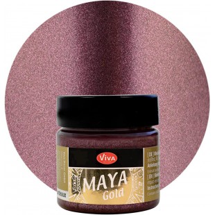 ViVA DECOR Maya doré, 45 ml, bordeaux