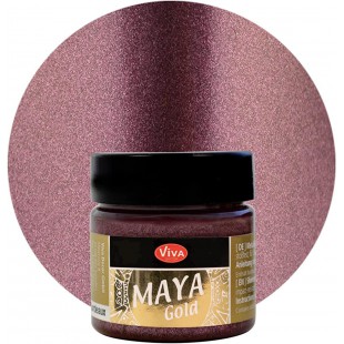 ViVA DECOR Maya doré, 45 ml, bordeaux