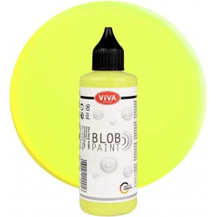 ViVA DECOR Blob Paint, 90 ml, jaune fluo