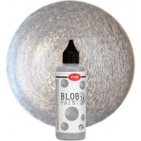 ViVA DECOR Blob Paint, 90 ml, argent métallisé