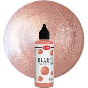 ViVA DECOR Blob Paint, 90 ml, or rose métallisé