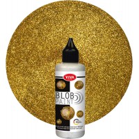 ViVA DECOR Blob Paint, 90 ml, paillettes d'or