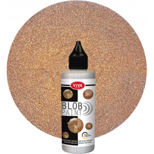 ViVA DECOR Blob Paint, 90 ml, paillettes bronze