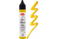ViVA DECOR Candle Wachs Pen, 28 ml, jaune