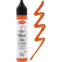 ViVA DECOR Candle Wachs Pen, 28 ml, orange