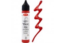 ViVA DECOR Candle Wachs Pen, 28 ml, rouge