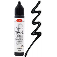 ViVA DECOR Candle Wachs Pen, 28 ml, noir