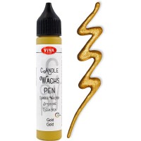 ViVA DECOR Candle Wachs Pen, 28 ml, or