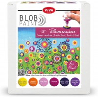 ViVA DECOR Set de peinture Blob Paint 'Prairie fleurie'