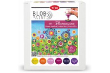 ViVA DECOR Set de peinture Blob Paint 'Prairie fleurie'