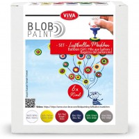 ViVA DECOR Set de peinture Blob Paint 'Fillette aux ballons'