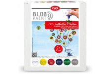 ViVA DECOR Set de peinture Blob Paint 'Fillette aux ballons'